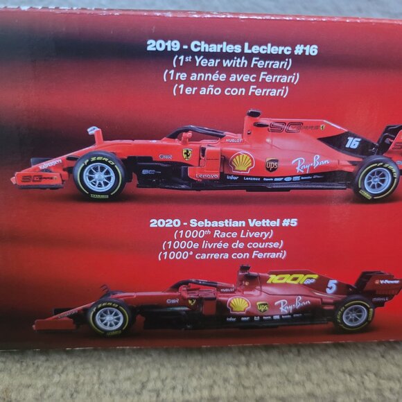 Bburago Ferrari Racing Formula 1 F1 1:43 Scale Die Cast Metal 6 Cars Brand New - Picture 6 of 16